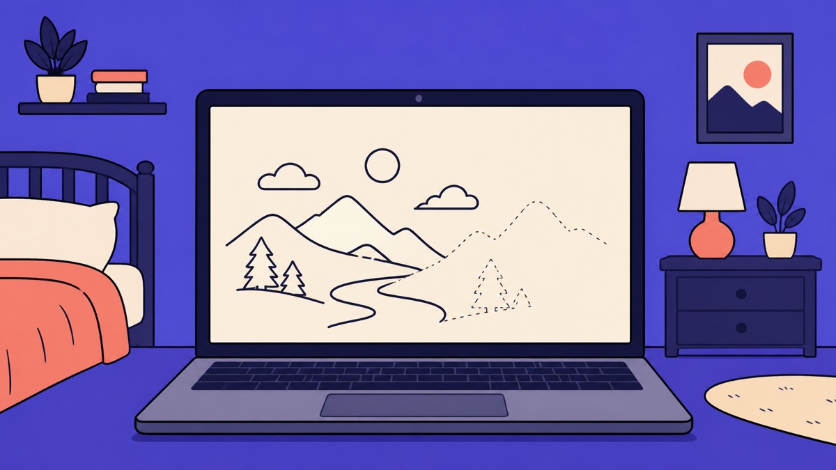 Friends drawing on a tablet and guessing together in a laptop video call